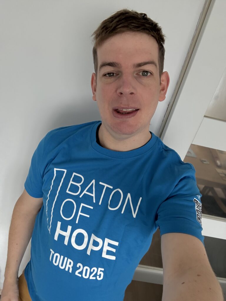 Baton of Hope Derby, T-Shirt, worn by Gary Parsons