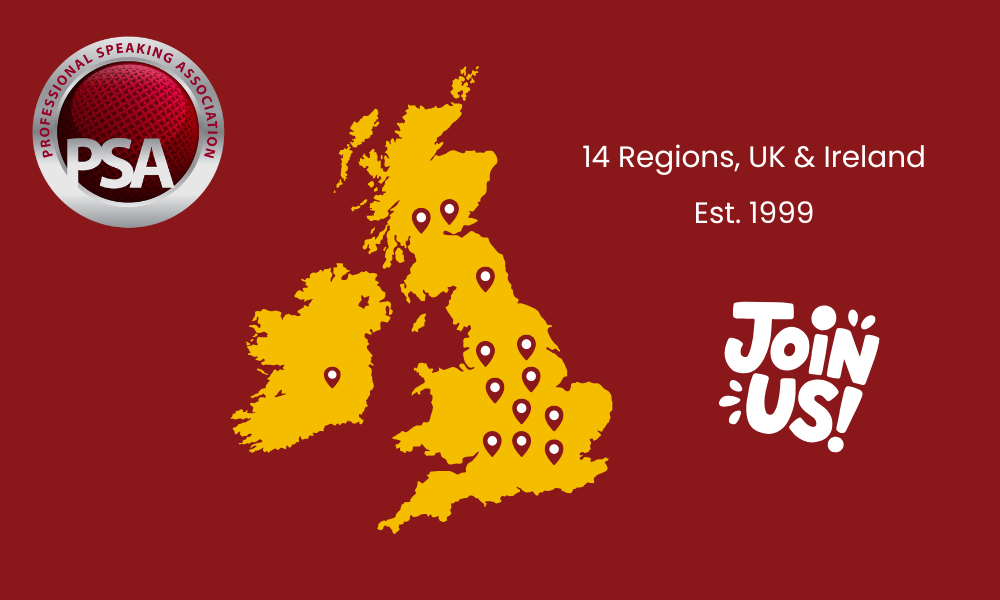 PSA UK & Ireland, 14 Regions Map